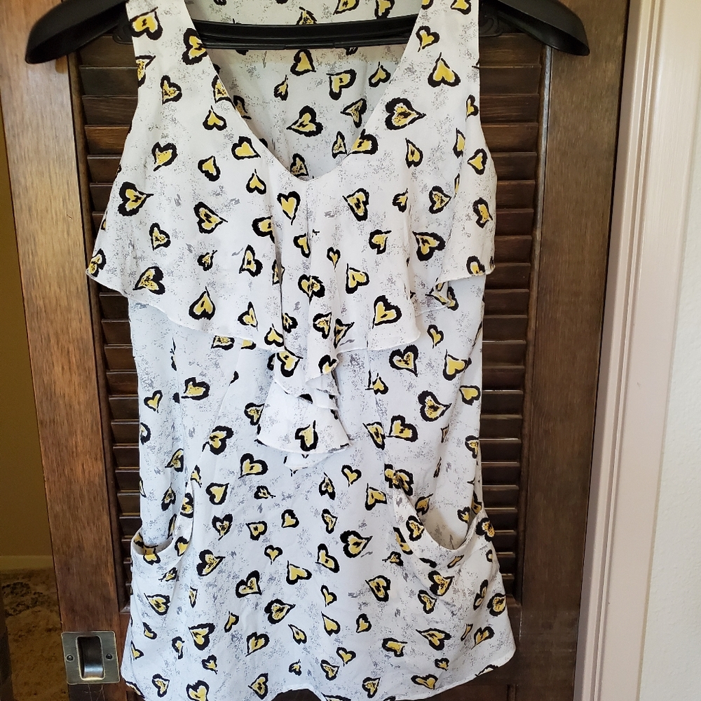 Black Rainn women's summer blouse, EUC, size M